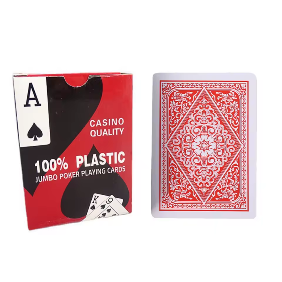 100% Plastik Pokerkarten Bild 3