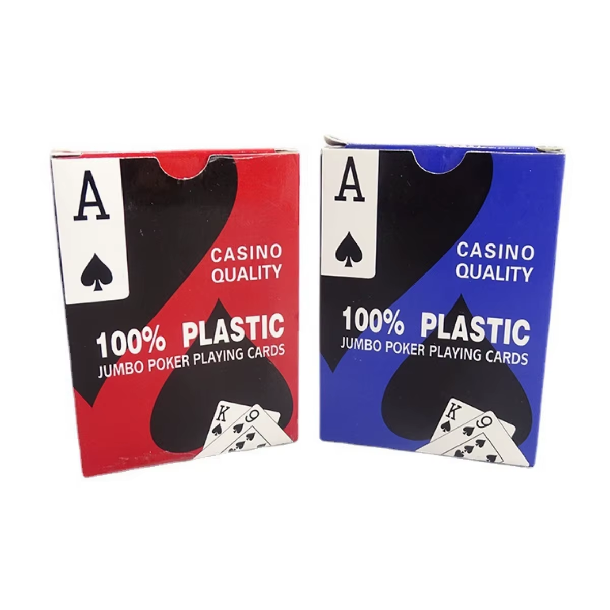 100% Plastik Pokerkarten